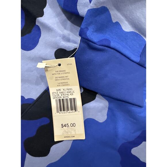 Adidas BOYS BUNDLE - 2 Boys Sweatshirt Hoodies (XL) & T-Shirt Large - Picture 4 of 14